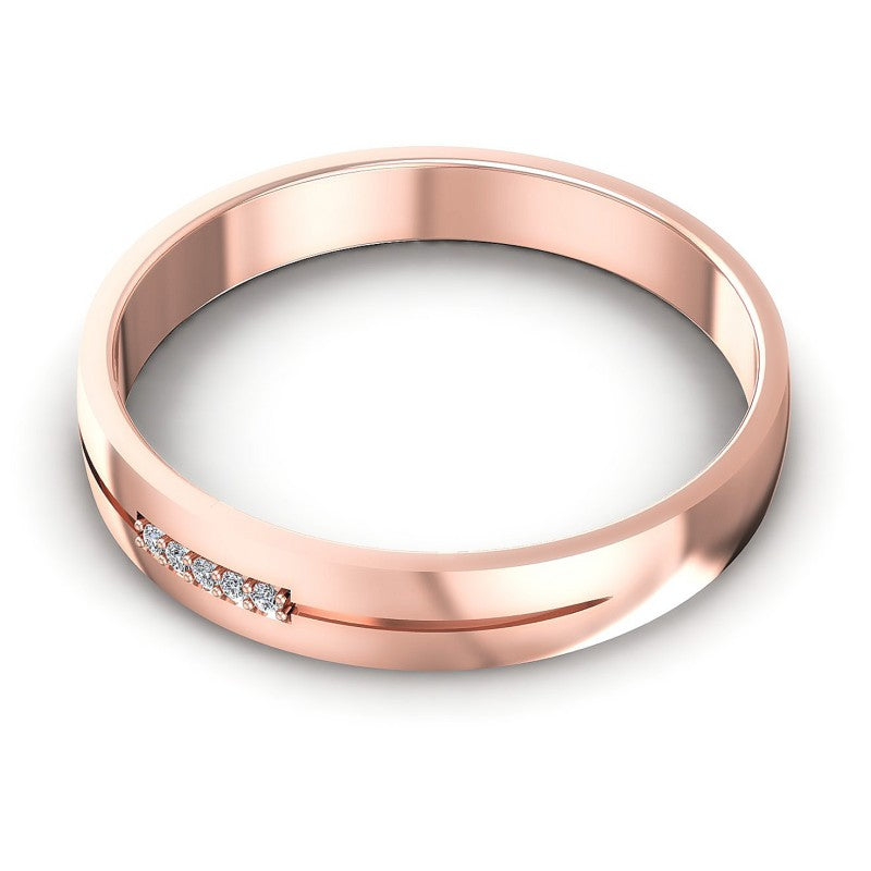Timeless Round Diamonds 0.05CT Diamonds Wedding Band