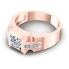 Princess Diamonds 0.55CT Engagement Ring in 18KT Rose Gold