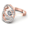 Round Diamonds 0.60CT Fashion Ring in 18KT Rose Gold