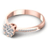 Round Diamonds 0.35CT Fashion Ring in 18KT Rose Gold