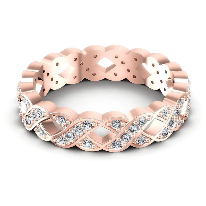 Precious Round Diamonds 0.45CT Eternity Ring