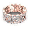Round Diamonds 1.65CT Eternity Ring in 18KT Rose Gold
