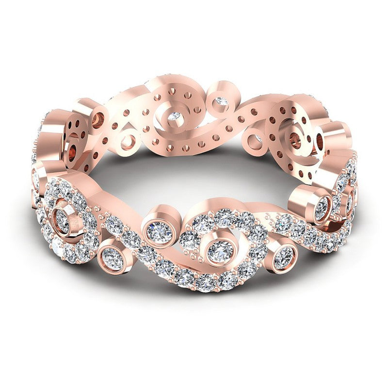 Superb Round Diamonds 0.80CT Eternity Ring