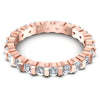 Round Diamonds 2.25CT Eternity Ring in 18KT Rose Gold