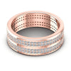 Round Diamonds 1.55CT Eternity Ring in 18KT Rose Gold