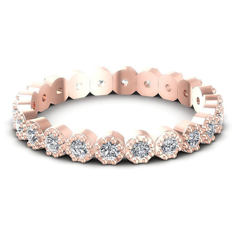 Magnificent Round Diamonds 0.50CT Eternity Ring