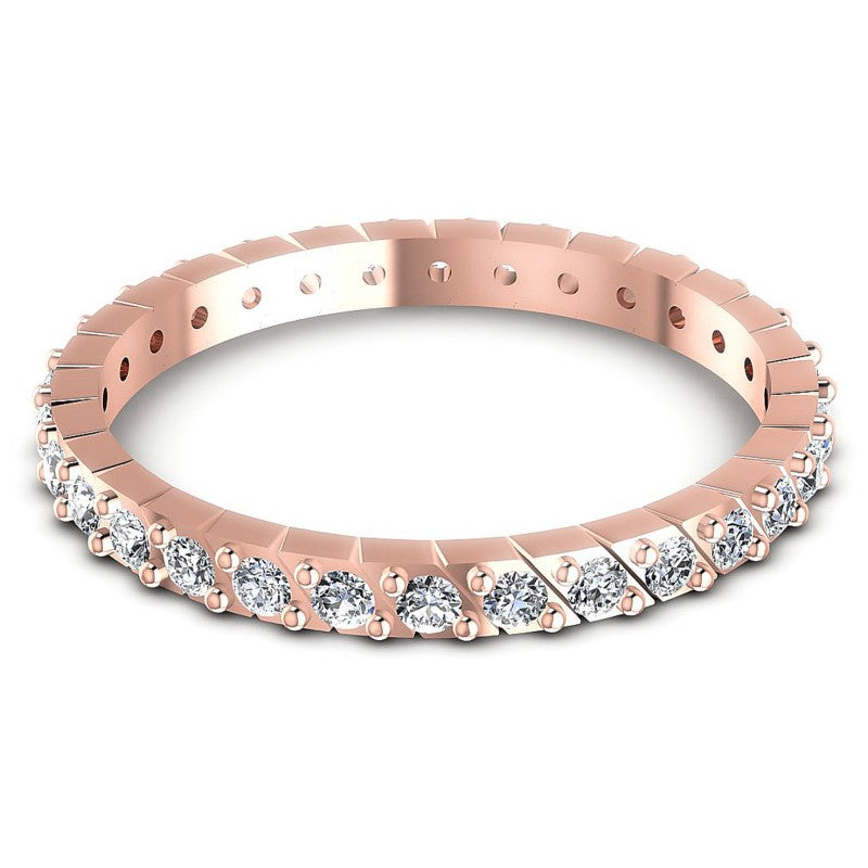 Precious Round Diamonds 0.40CT Eternity Ring