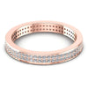 Round Diamonds 0.75CT Eternity Ring in 18KT Rose Gold