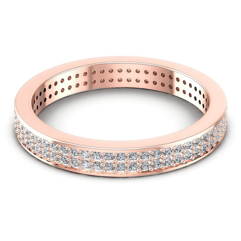 Precious Round Diamonds 0.75CT Eternity Ring