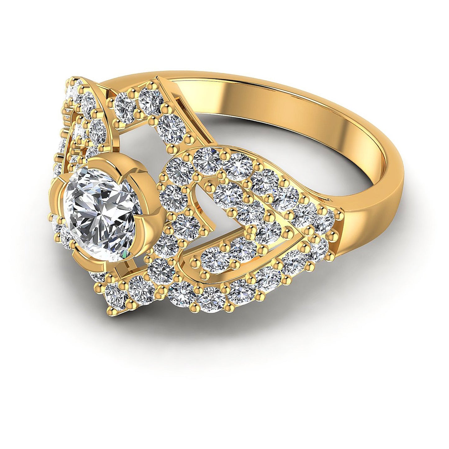 1.20CT Round Cut Diamonds Engagement Rings