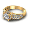 Round Diamonds 1.00CT Halo Ring in 14KT Rose Gold