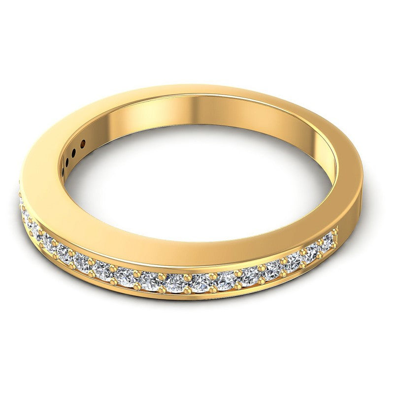 Original Round Diamonds 0.30CT Diamonds Wedding Band