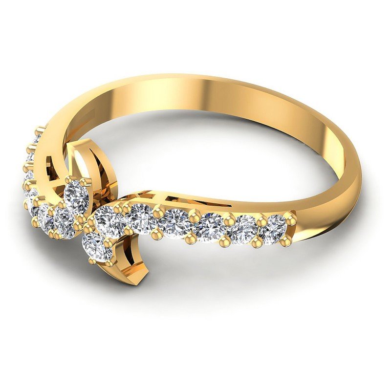 Round Diamonds 0.40CT Diamonds Wedding Band in 14KT Rose Gold