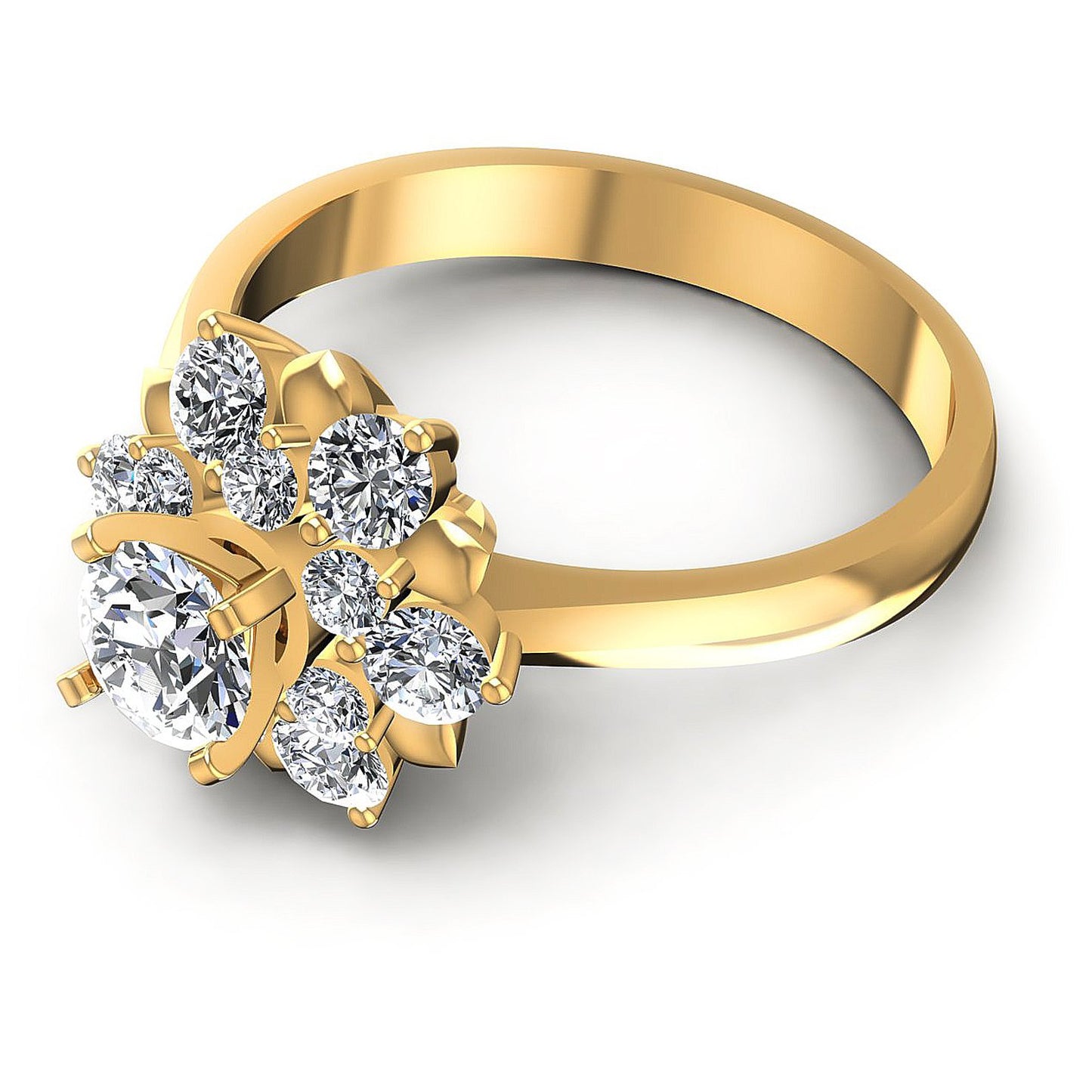 1.15CT Round Cut Diamonds Engagement Rings