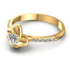Round Diamonds 0.45CT Fashion Ring in 14KT Rose Gold
