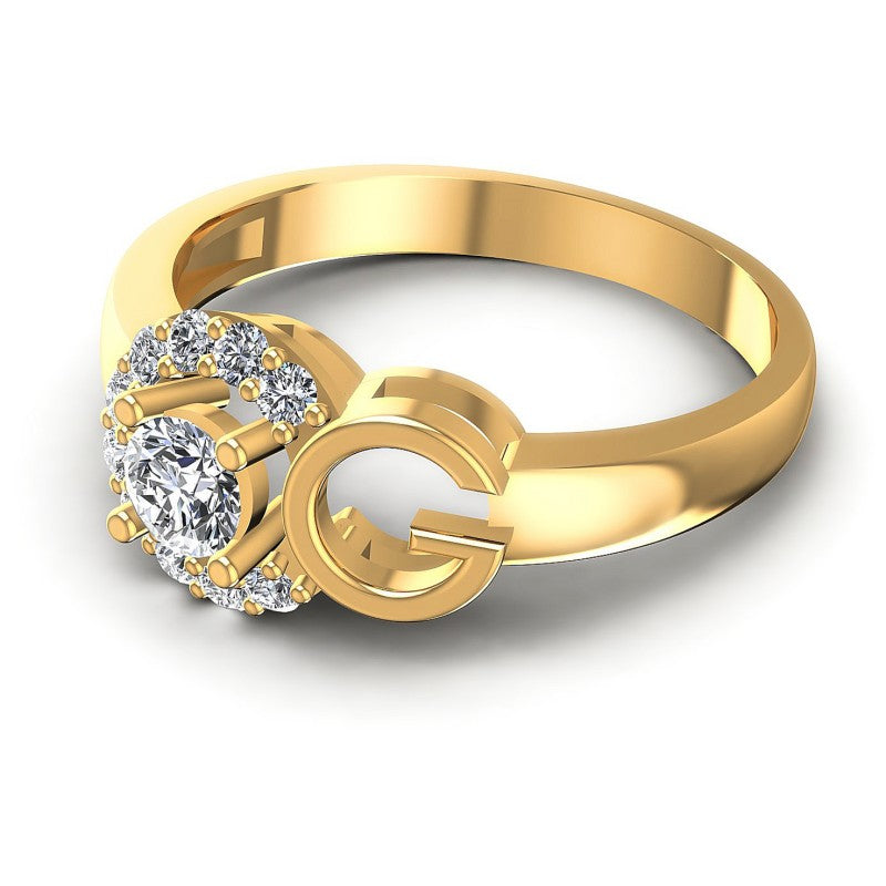 Round Diamonds 0.45CT Fashion Ring in 14KT Rose Gold