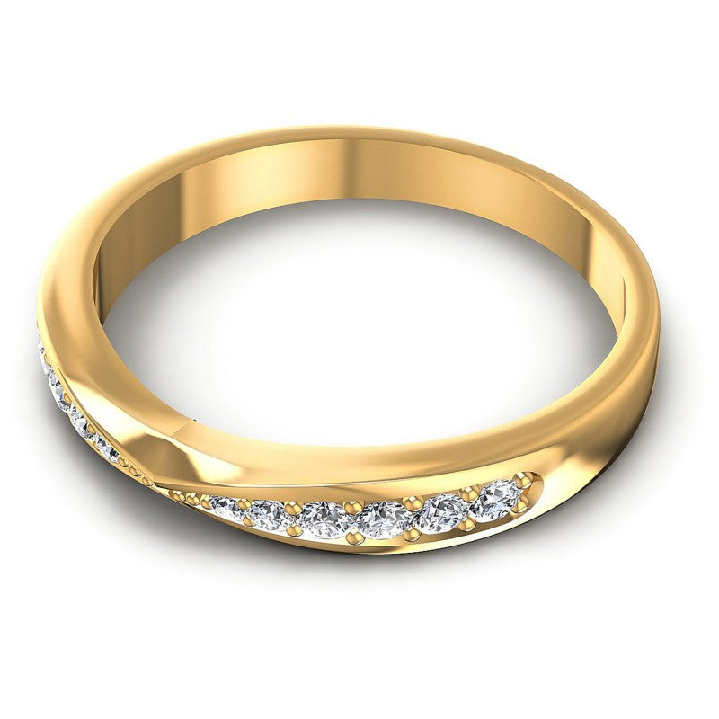 Stunning Round Diamonds 0.30CT Diamonds Wedding Band