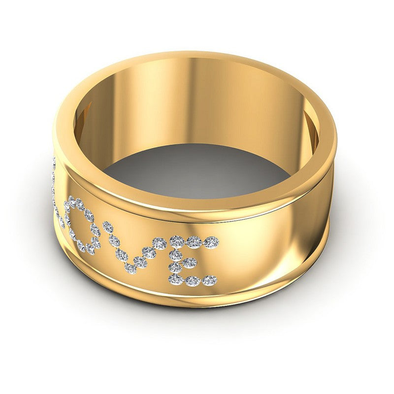Round Diamonds 0.20CT Diamonds Wedding Band in 14KT Rose Gold