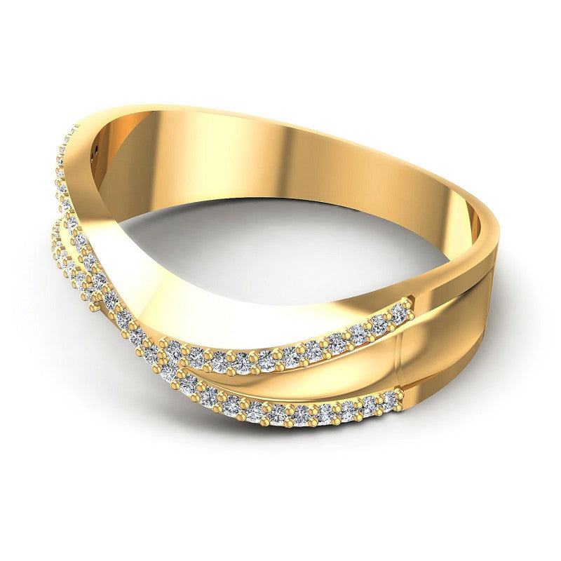 Original Round Diamonds 0.30CT Diamonds Wedding Band