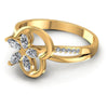 Round and Marquise Diamonds 0.35CT Fashion Ring in 14KT Rose Gold