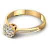 Round Diamonds 0.35CT Fashion Ring in 14KT Rose Gold