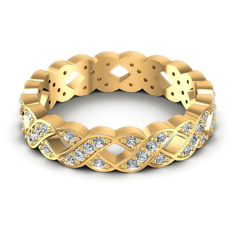 Precious Round Diamonds 0.45CT Eternity Ring