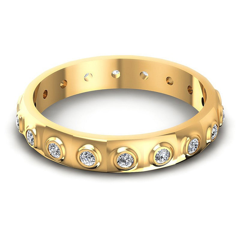 Timeless Round Diamonds 0.25CT Eternity Ring