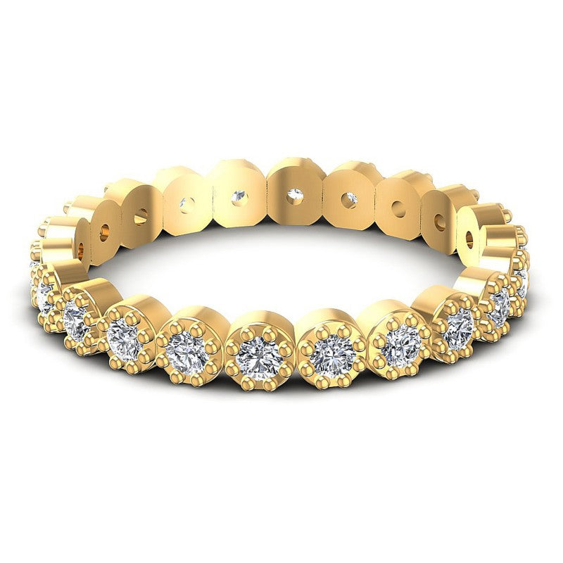 Magnificent Round Diamonds 0.50CT Eternity Ring