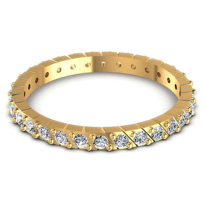 Round Diamonds 0.40CT Eternity Ring in 14KT Rose Gold