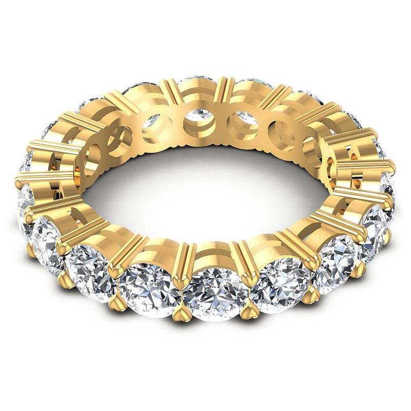 Astonishing Round Diamonds 4.30CT Eternity Ring