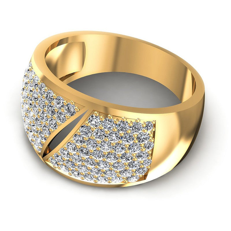 Precious Round Diamonds 1.10CT Diamonds Wedding Band