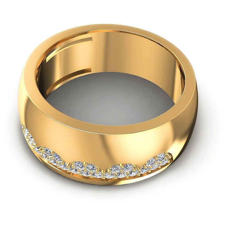 Stunning Round Diamonds 0.45CT Diamonds Wedding Band