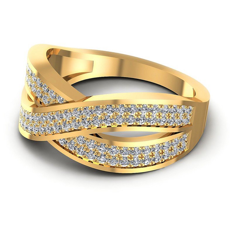 Superb Round Diamonds 0.70CT Diamonds Wedding Band