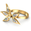 Marquise Diamonds 0.30CT Fashion Ring in 14KT Rose Gold