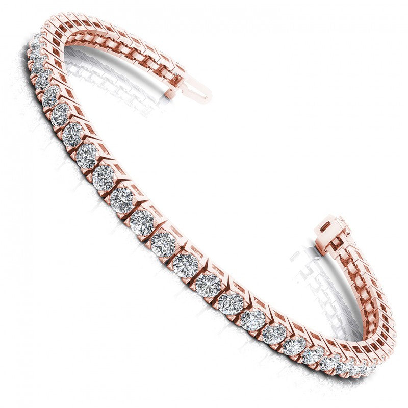 Round Diamonds 2.00CT Tennis Bracelet in 18KT Yellow Gold