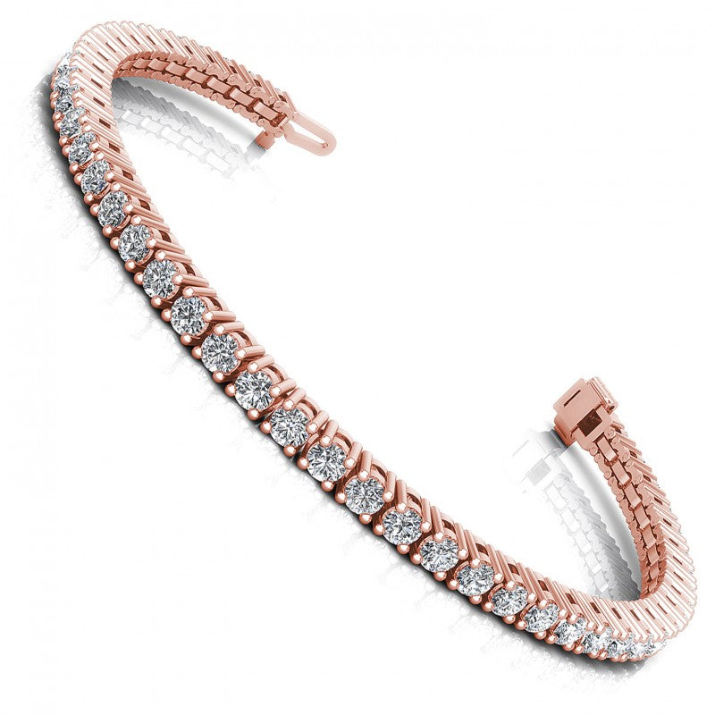 Round Diamonds 2.00CT Tennis Bracelet in 18KT White Gold