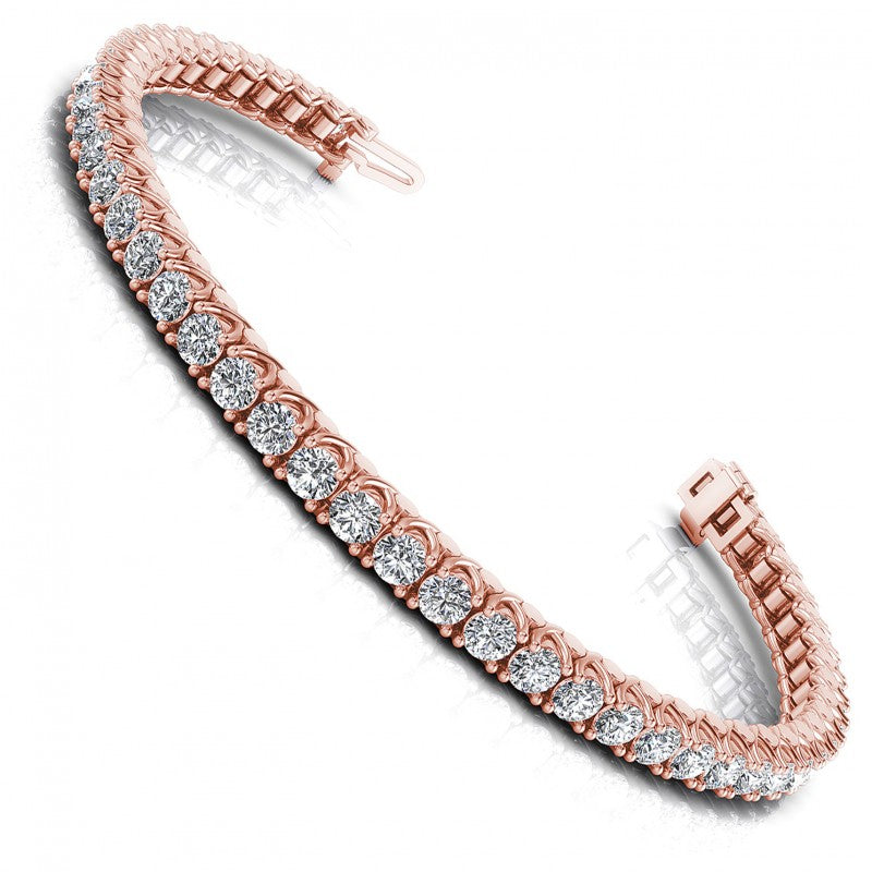 Round Diamonds 1.00CT Tennis Bracelet in 18KT White Gold