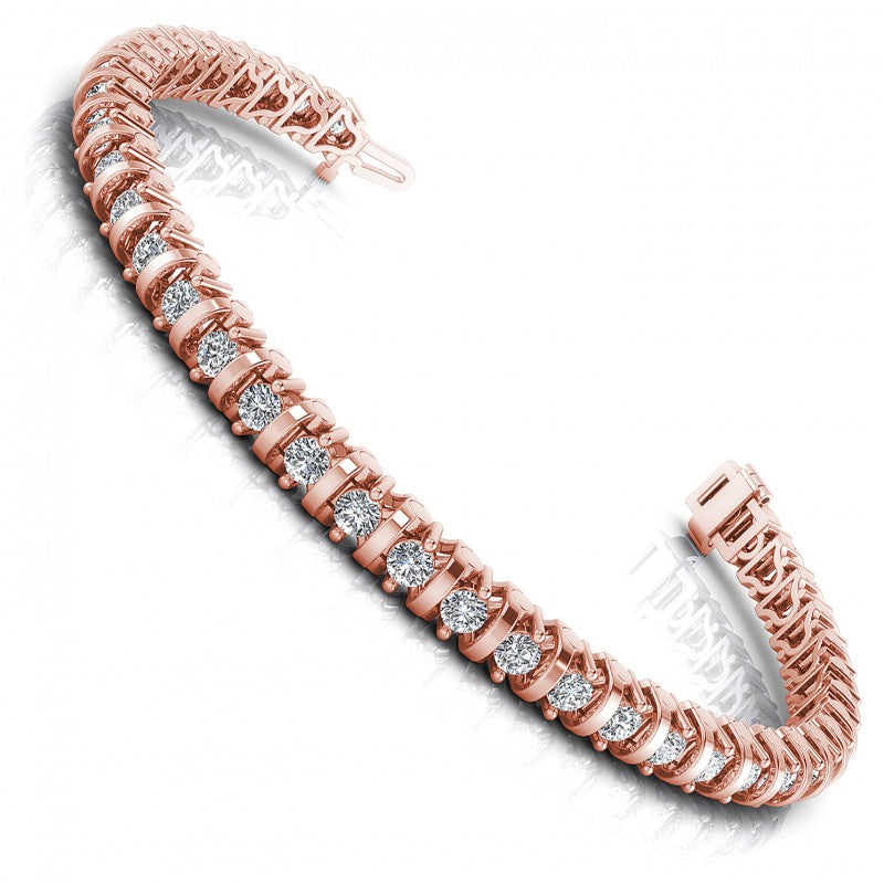 Round Diamonds 2.00CT Tennis Bracelet in 18KT White Gold