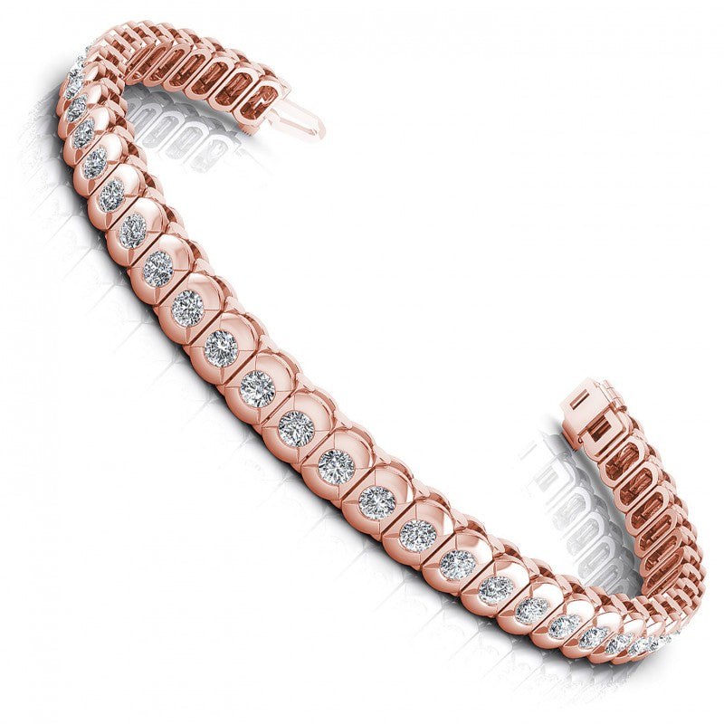 Round Diamonds 2.00CT Tennis Bracelet in 18KT White Gold