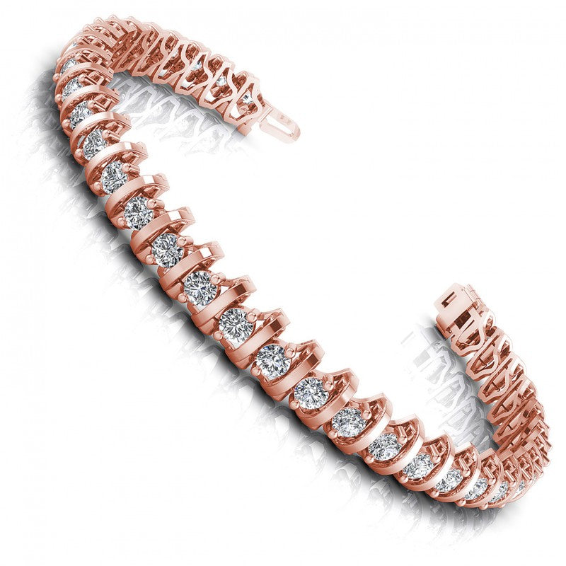 Round Diamonds 2.00CT Tennis Bracelet in 18KT White Gold