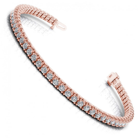 Round Diamonds 2.00CT Tennis Bracelet in 18KT White Gold