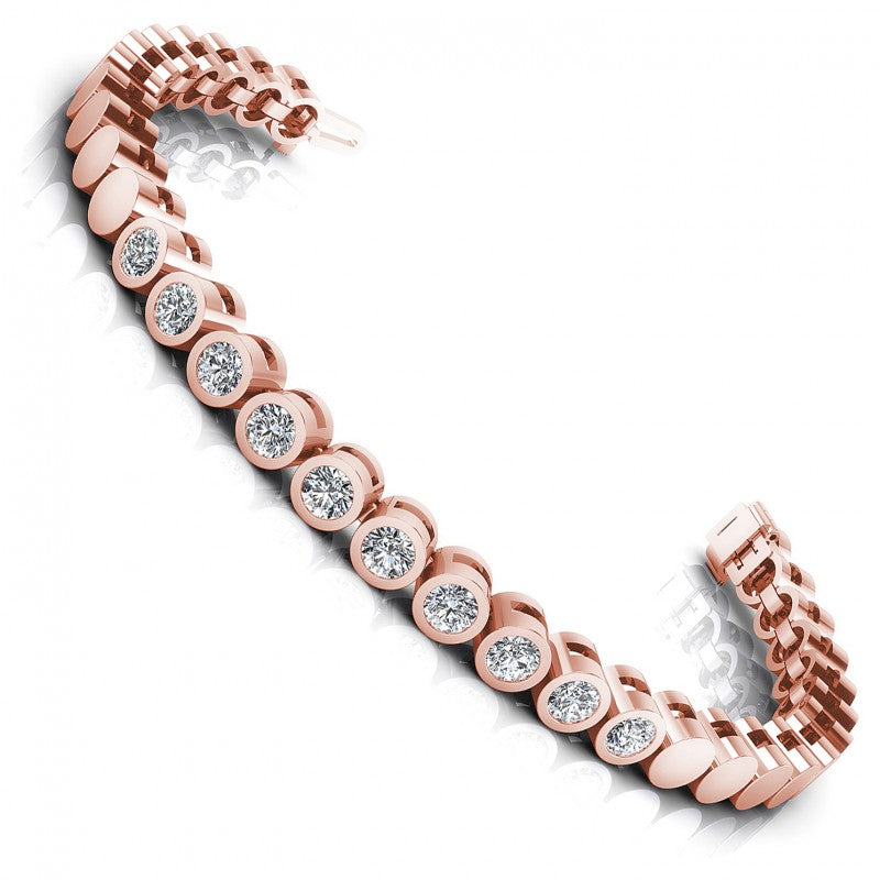 Round Diamonds 1.00CT Tennis Bracelet in 18KT White Gold