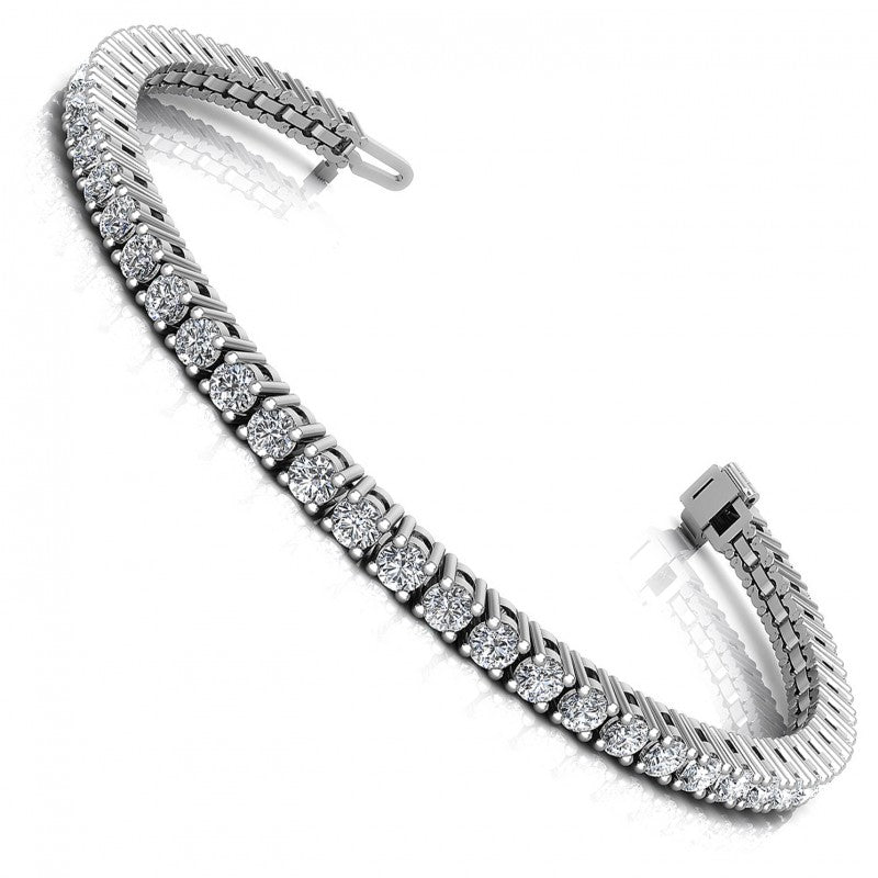 Round Diamonds 2.00CT Tennis Bracelet in 14KT White Gold