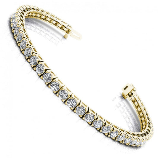 Round Diamonds 2.00CT Tennis Bracelet in 14KT White Gold