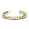 Round Cut Diamonds Tennis Bracelet in 14KT White Gold