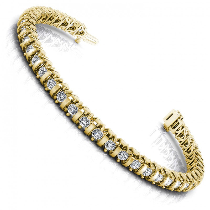 Round Diamonds 2.00CT Tennis Bracelet in 14KT White Gold
