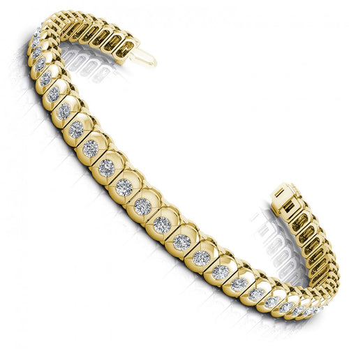Round Diamonds 2.00CT Tennis Bracelet in 14KT White Gold
