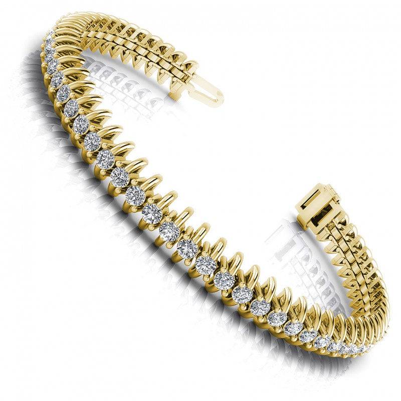Round Diamonds 2.00CT Tennis Bracelet in 14KT White Gold