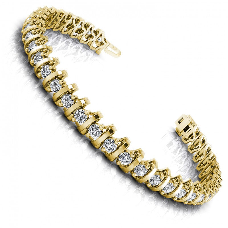 Round Diamonds 2.00CT Tennis Bracelet in 14KT White Gold