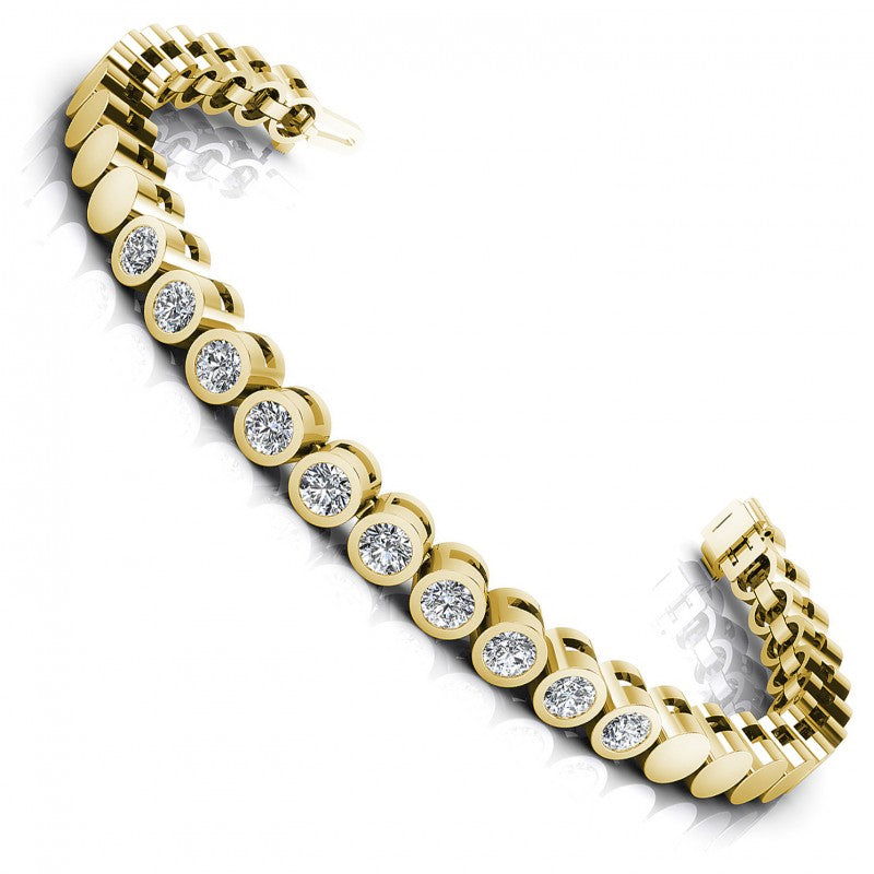 Round Diamonds 1.00CT Tennis Bracelet in 14KT White Gold